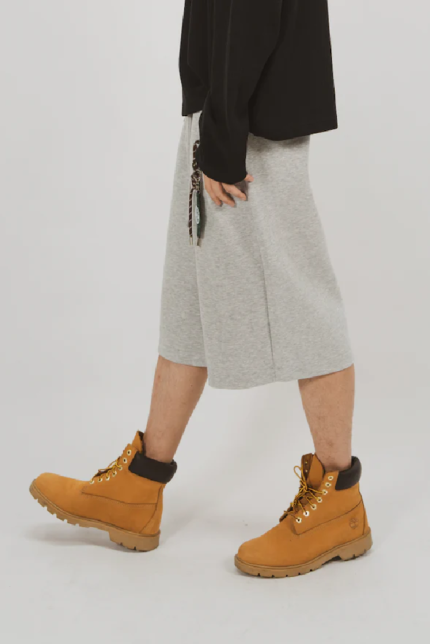 Baggy Sweat Shorts Grey h