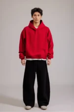 Cropped Hoodie Red g
