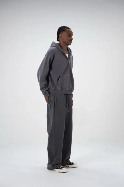 LINDEN Zip Jacket CHARCOAL g
